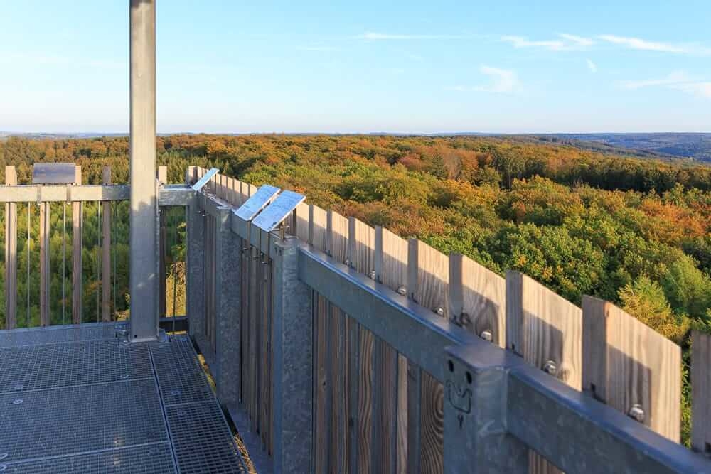 Informationen und Blick vom Möhneseeturm
