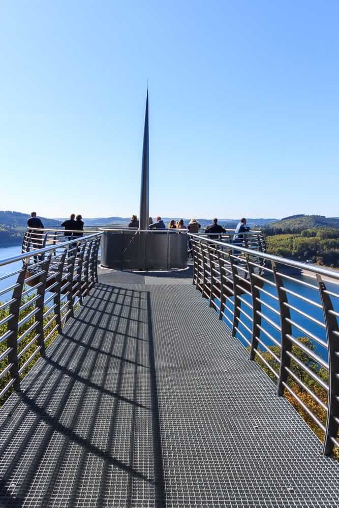 Die Aussichtsplattform Bigge Blick am Biggesee