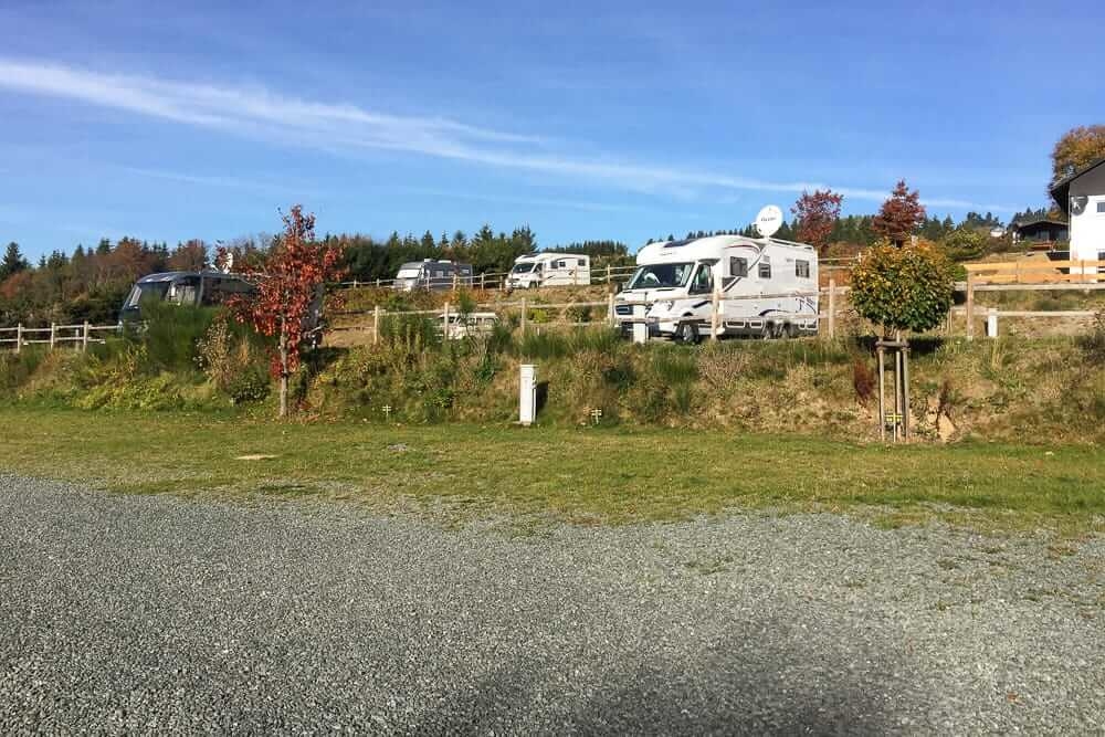 Camping im Sauerland auf dem Wohnmobilpark Winterberg
