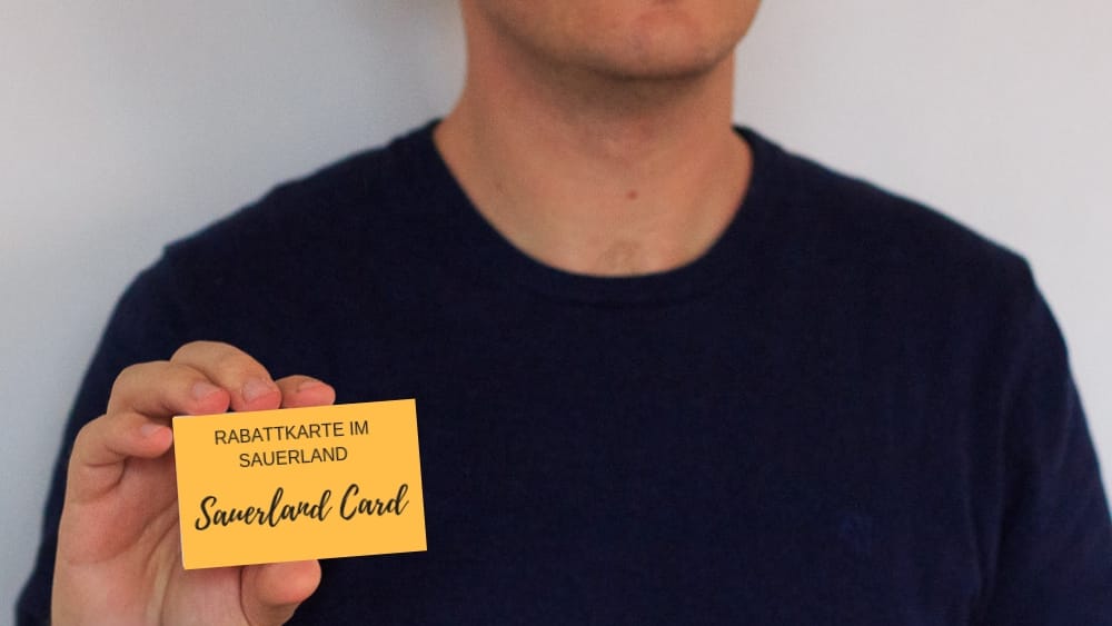 Sauerland Card zum Sparen beim Urlaub im Sauerland