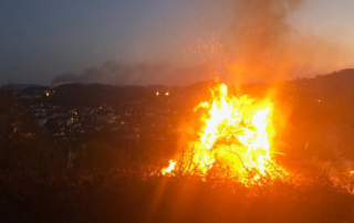 Osterfeuer im Sauerland