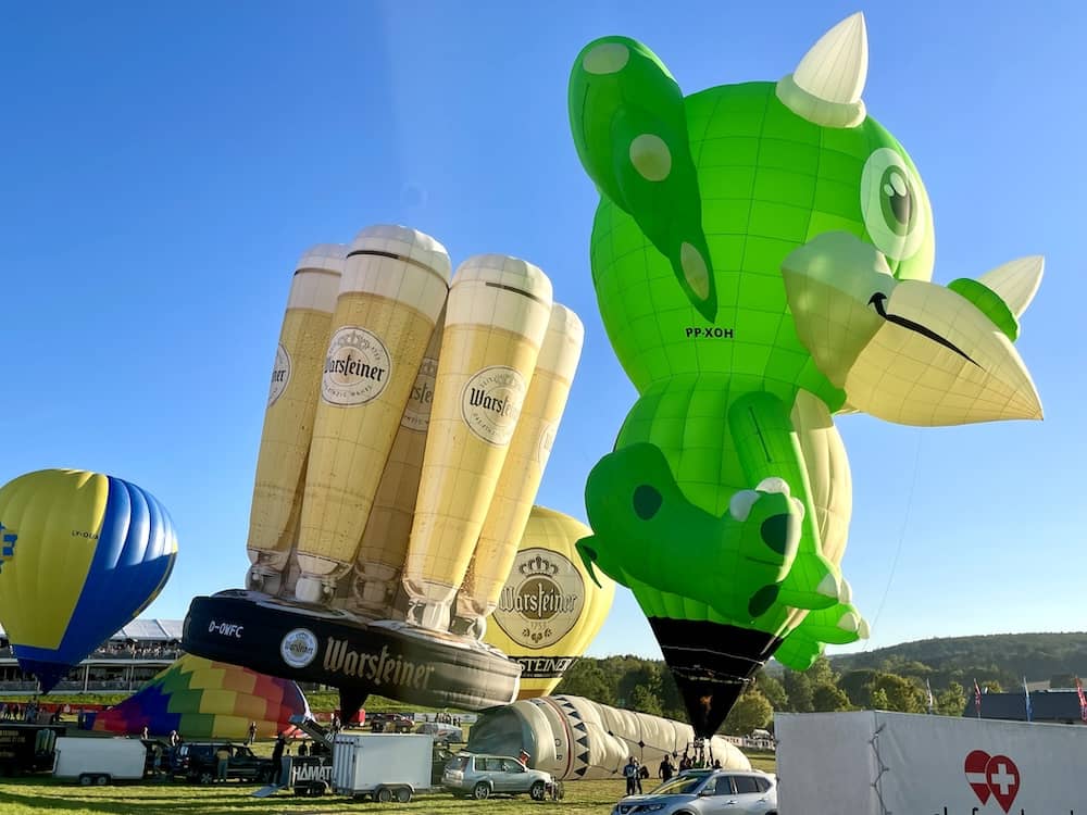 Heissluftballons auf der Warsteiner Internationalen Montgolfiade