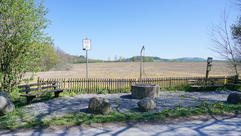 Grillplatz am Start vom Westenfelder Walderlebnispfad im Sauerland