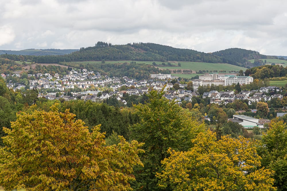 Meschede eine der Städte im Sauerland