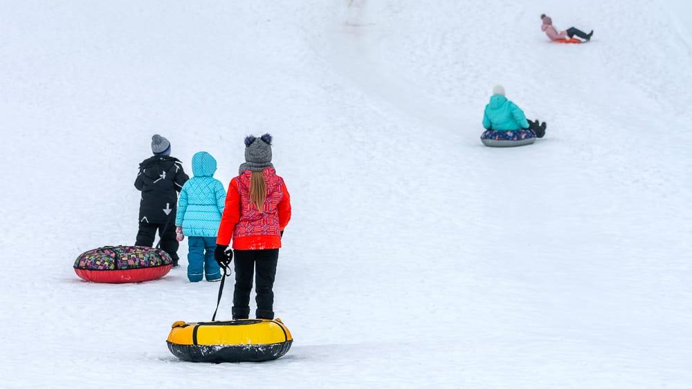 Aktivitäten im Sauerland Schnee