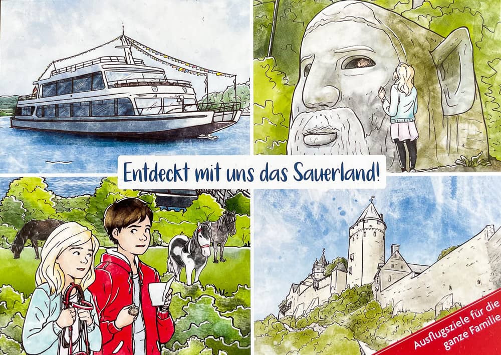 Postkarte zum Abenteuer im Sauerland Buch