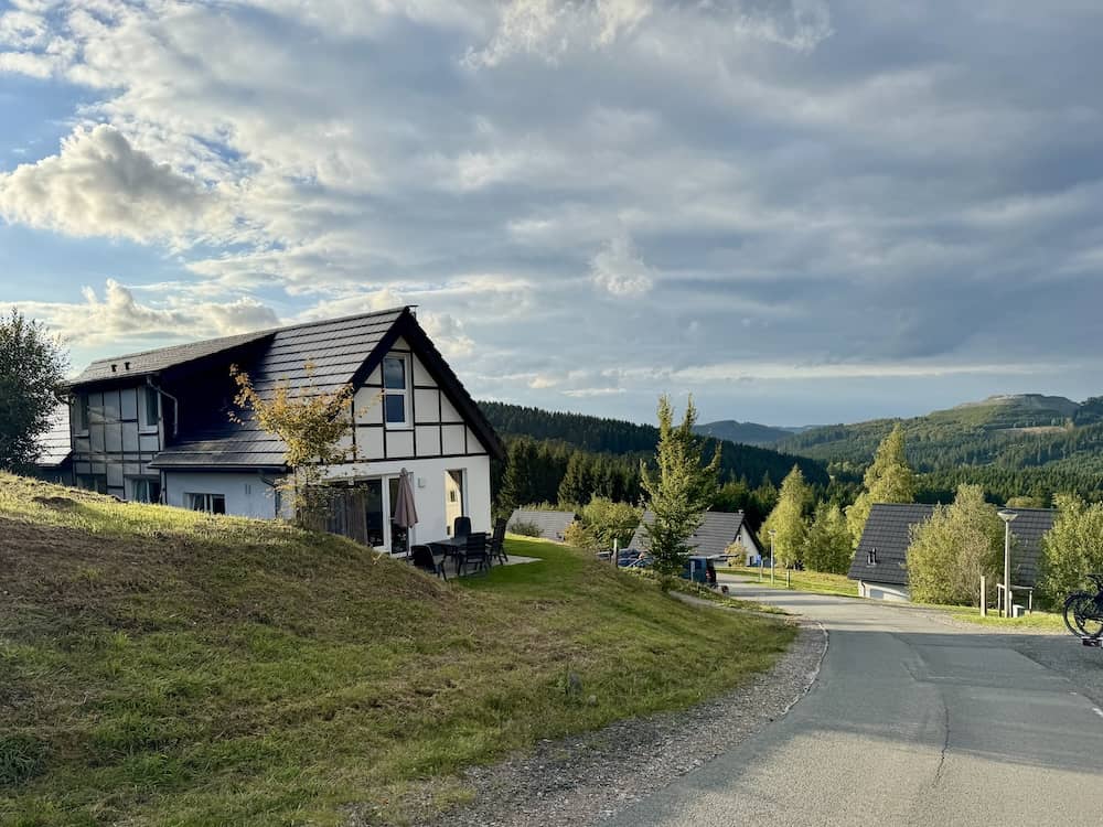 Schöne Hanglage vom Winterberger Landal im Sauerland